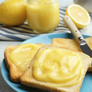 Lemon Butter on Fresh toast