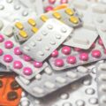 Blister packs of antidepressant medication
