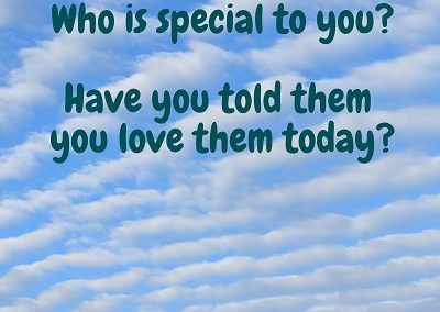 who is special to you_Love Light Inspiration Quote
