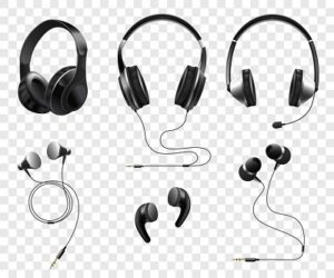headphones and earphones