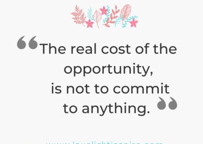 The real cost of opportunity…